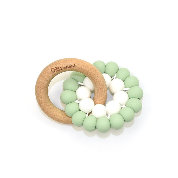 SOLD OUT.  Mint Eco-Friendly Teether Toy