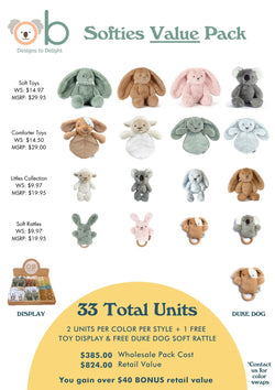 Softies Value Pack O.B. Designs