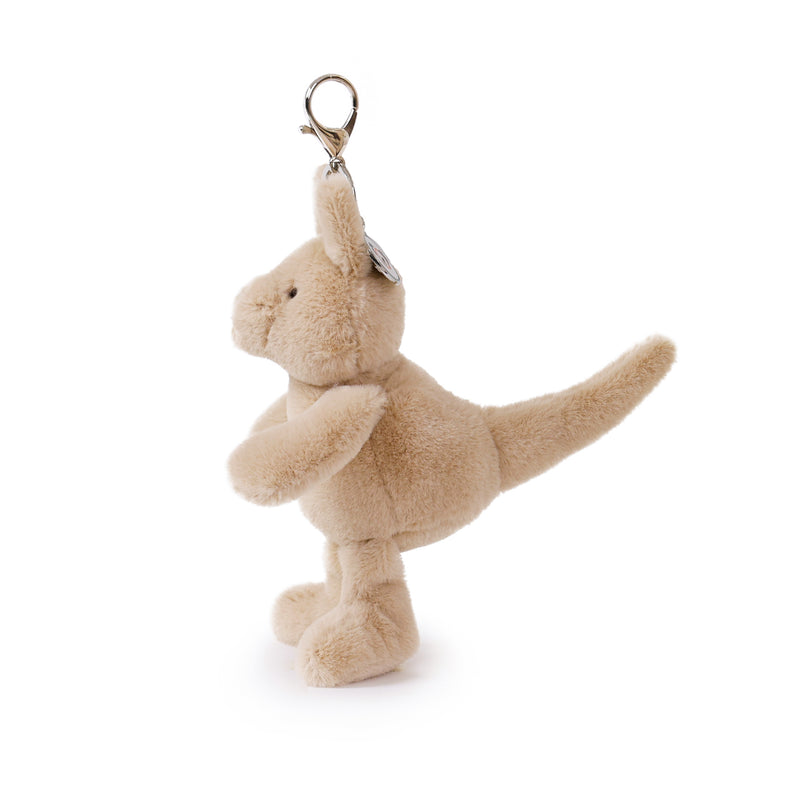 Kip Kangaroo Bag Charm (Vegan Angora) 7"/ 18 cm