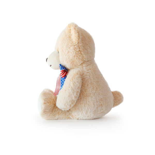 PRE-ORDER ETA APRIL. Liberty Cuddlington Bear Soft Toy 13" / 33 cm