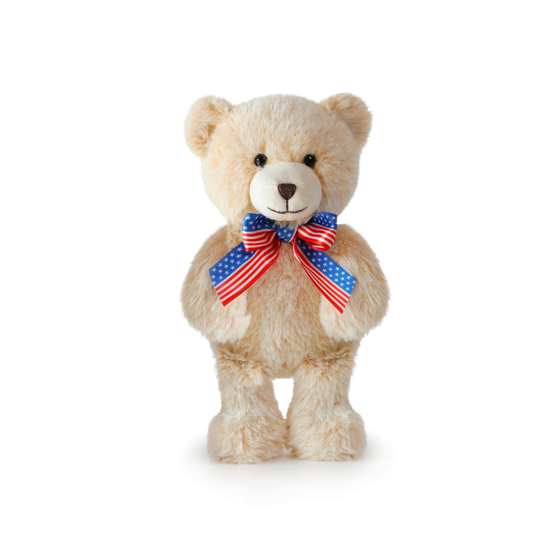 PRE-ORDER ETA APRIL. Little Liberty Cuddlington Bear Soft Toy 10"/ 25 cm