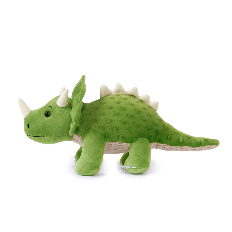 PRE-ORDER ETA APRIL. Spike Triceratops Soft Toy 7" x 15"