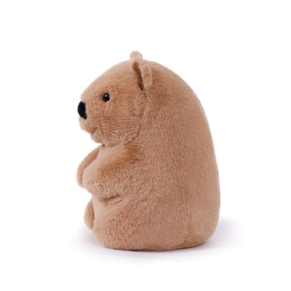 PRE-ORDER. AUGUST ARRIVAL. Wallace Wombat (Vegan Angora) Soft Toy 11.5"/ 29 cm