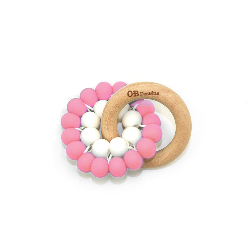 Hot Pink Eco-Friendly Teether Toy