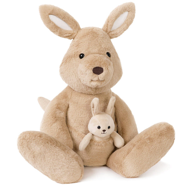Big Kip Kangaroo Soft Toy (Angora) 20.5"/ 52cm Stuffed Animal Toy OB "Designs to Delight!" 