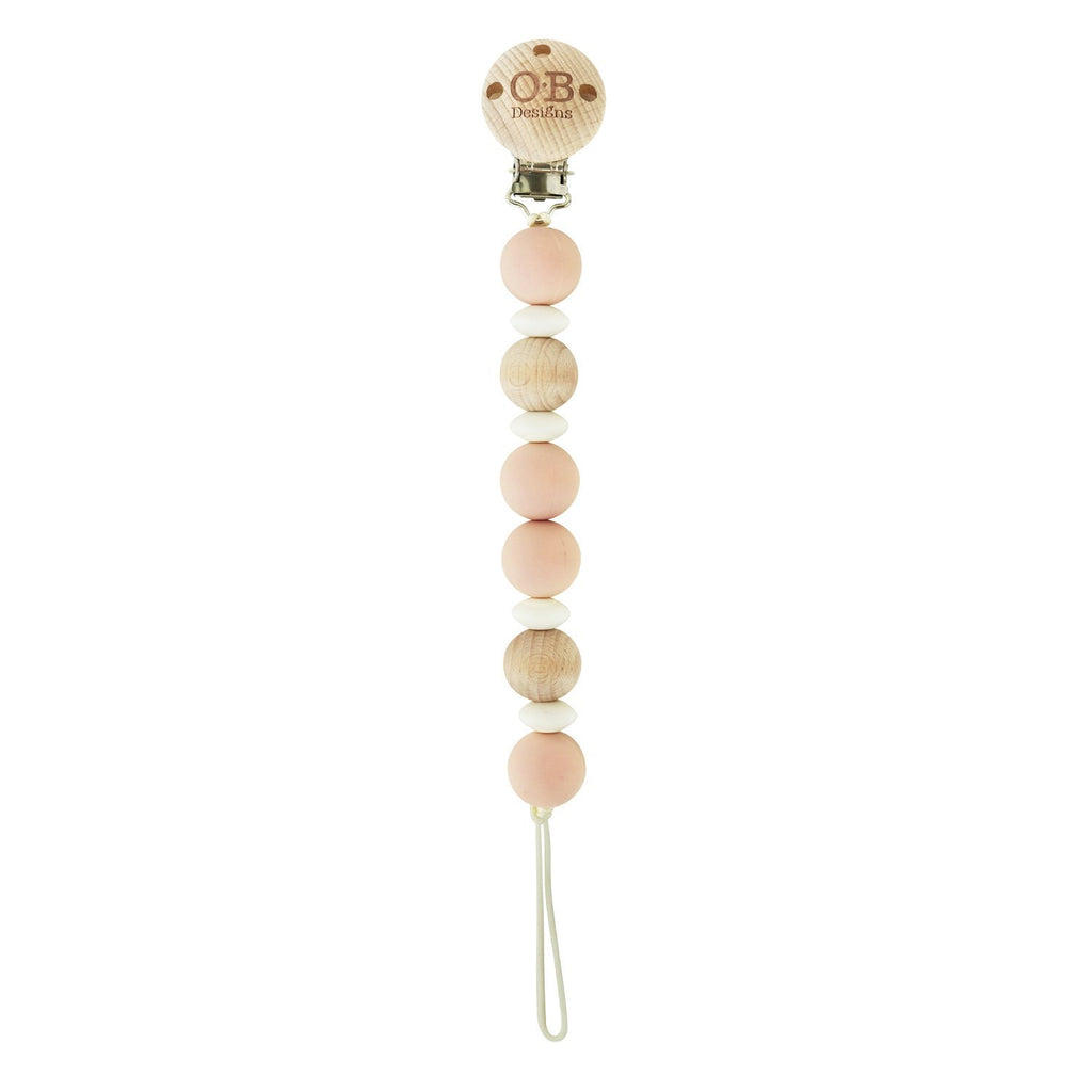 Peach Pink Eco-Friendly Pacifier Chain – OB US