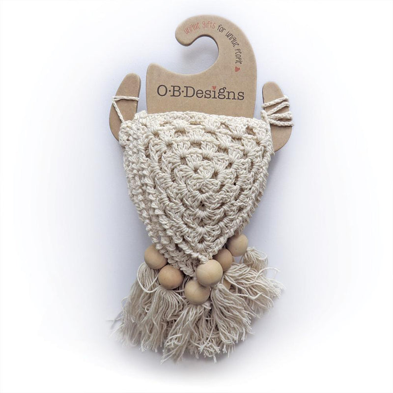 Natural Crochet Bunting - O.B.Designs USA