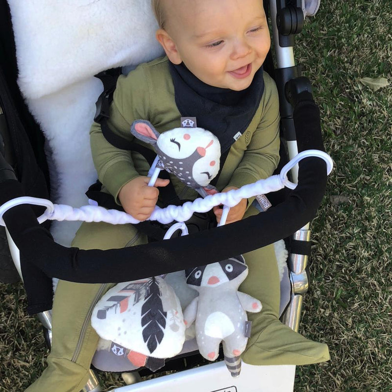 stroller toys baby ON SALE | Ethically Made | 3 pc Activity Toys | Stroller Toy