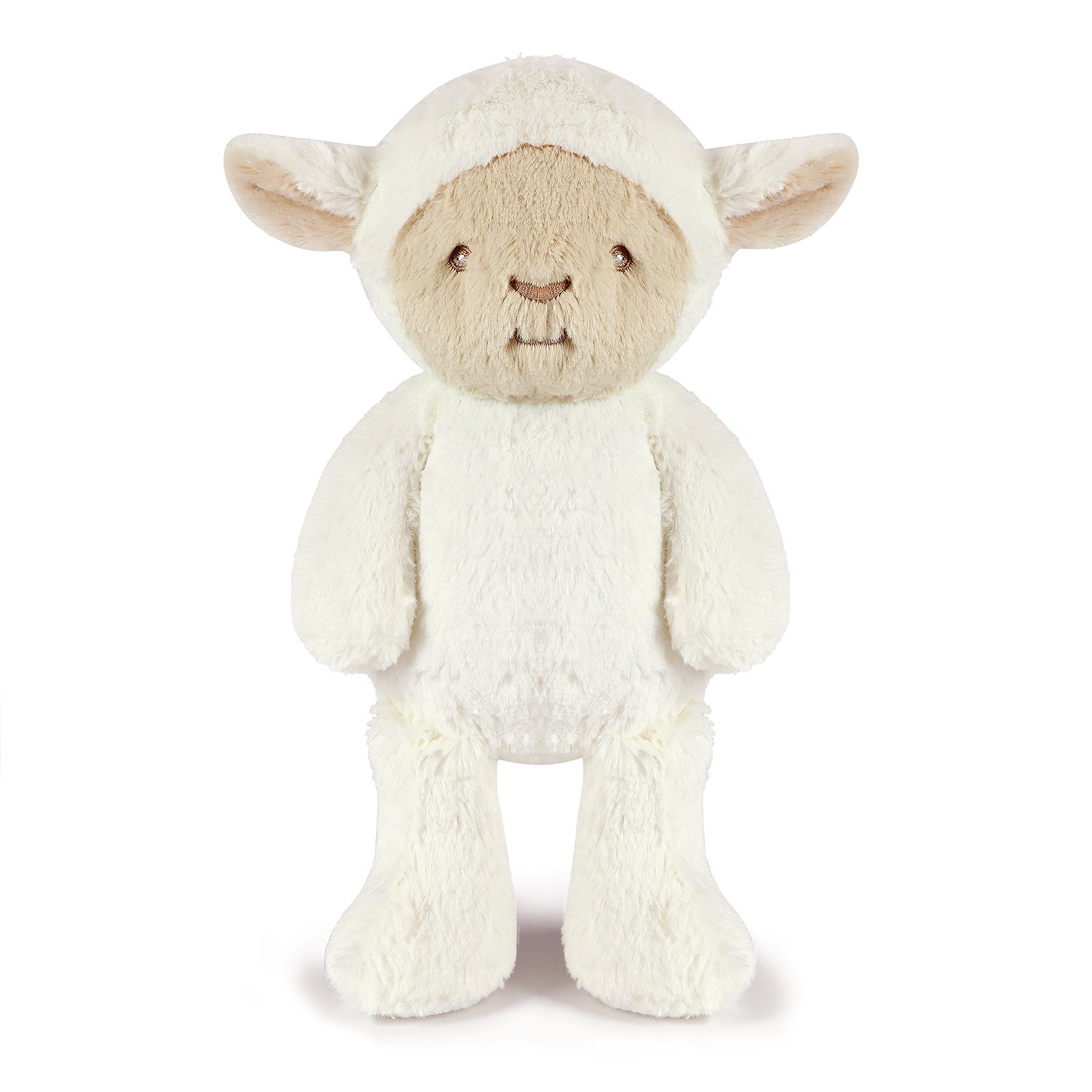 White Lamb stuffed animal soft toy ages 0+ Baby Toy – OB Designs