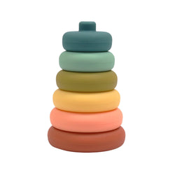 Silicone Stacker | Blueberry | | Ethically Made | OB Designs USA
