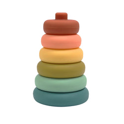Silicone Stacker | Cherry | Ethically Made | OB Designs USA