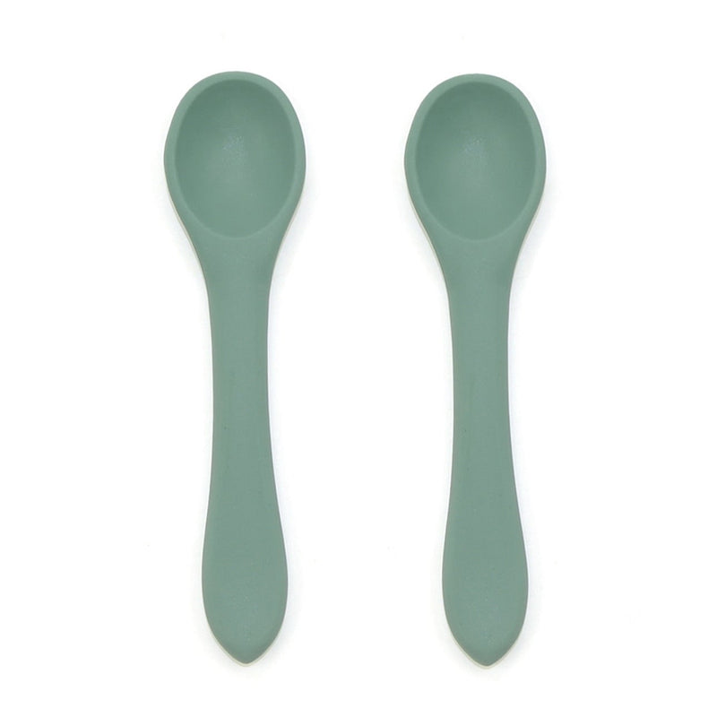 2pk Silicone Baby Spoons | 6 Colors