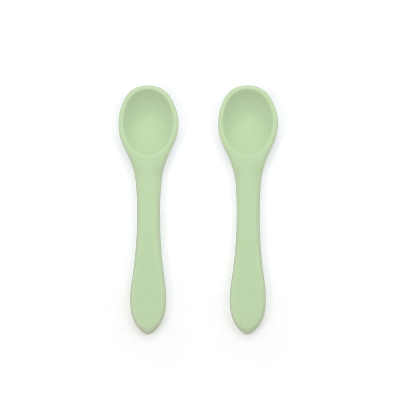 2pk Silicone Baby Spoons