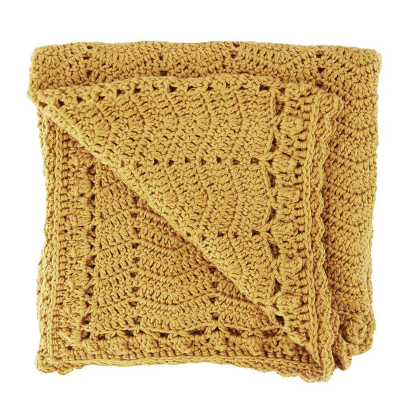 Turmeric Crochet Baby Blanket