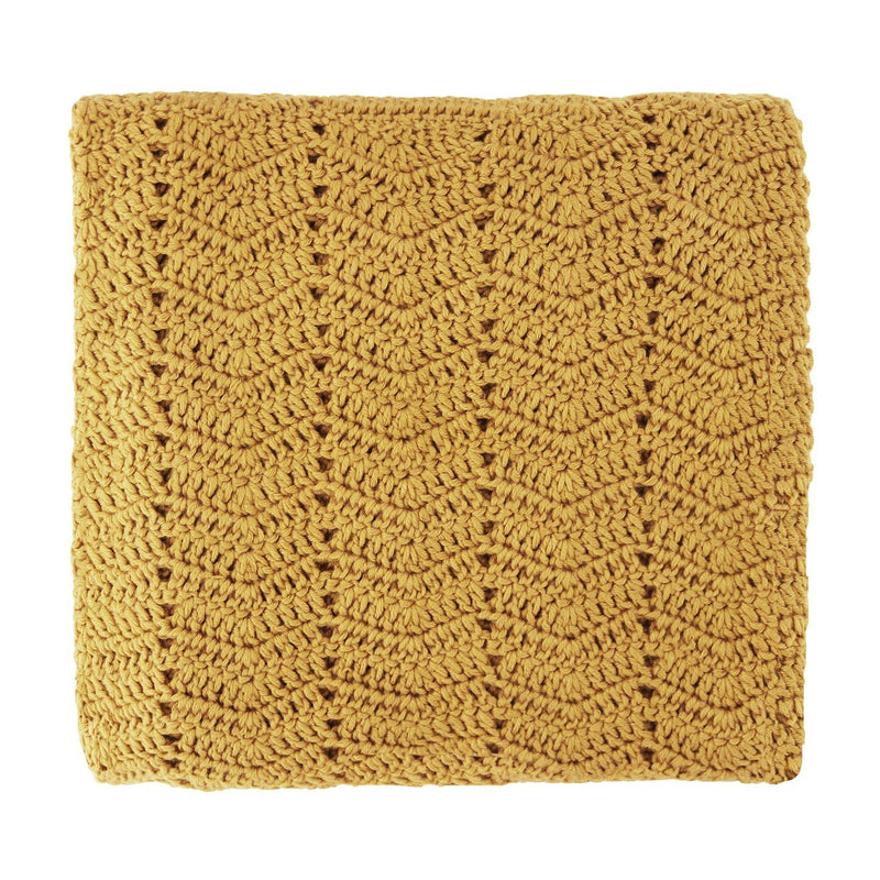 Turmeric Crochet Baby Blanket
