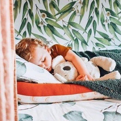 koala soft plush toy | Stuffed animals toys | baby sleeping and hugging a soft toy koala  | ethicaly made OB Designs USA